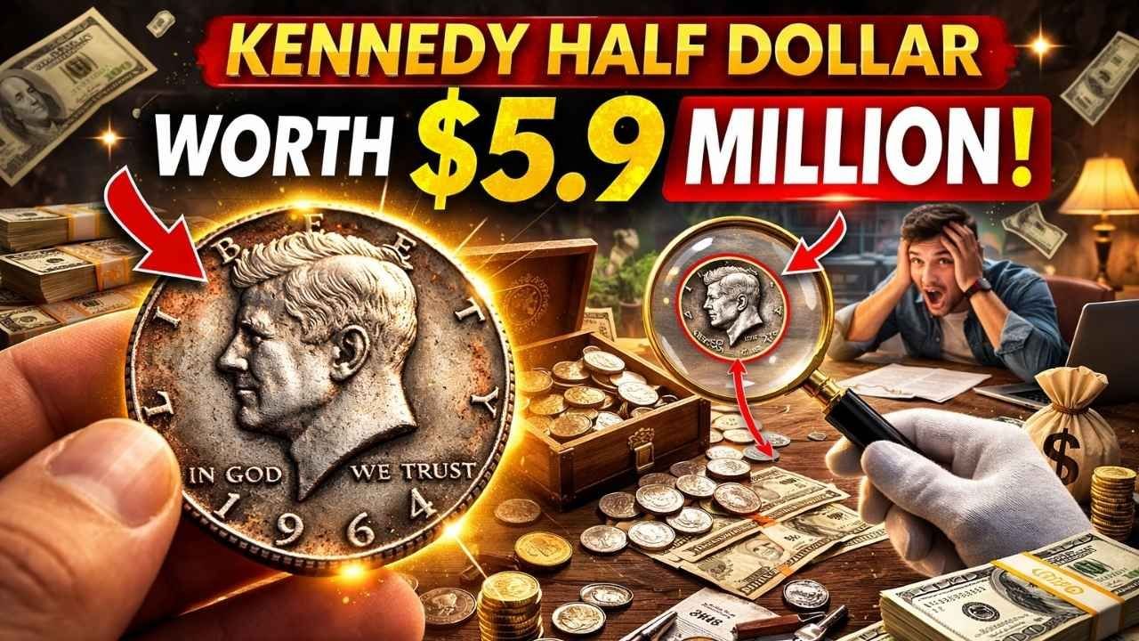 Kennedy Half Dollar Worth $5.9 Million