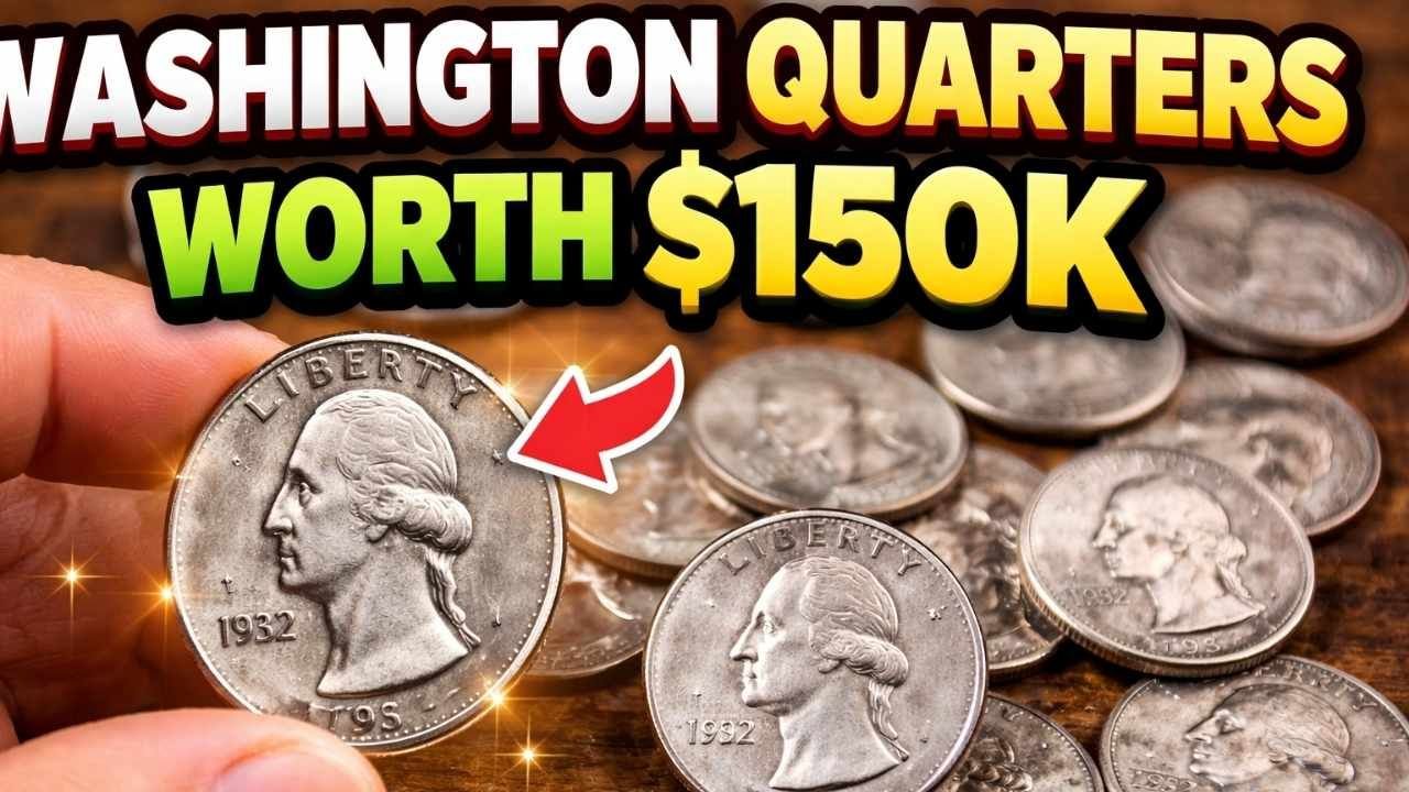 Washington Quarters Worth $150K