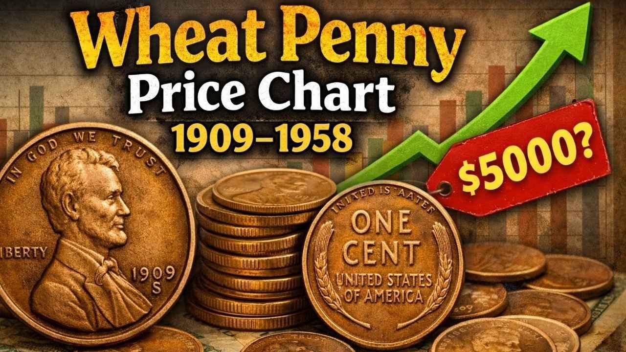 Wheat Penny Price Chart 1909–1958