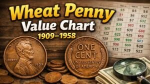 Wheat Penny Value Chart 1909–1958