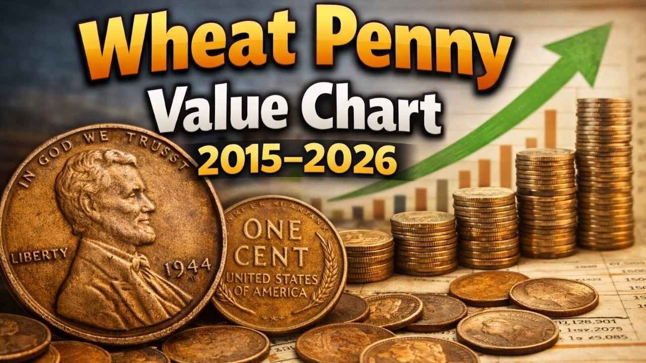 Wheat Penny Value Chart 2015–2026